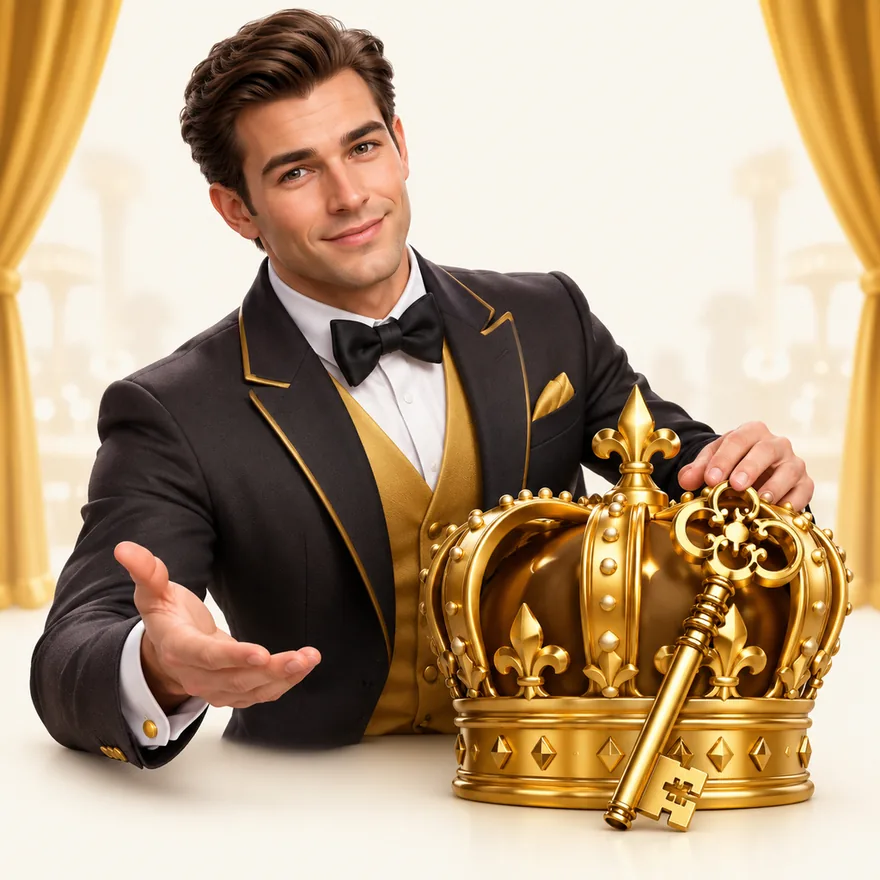 Royal crown and key — Joe Fortune