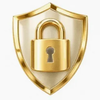Shield with padlock — Joe Fortune