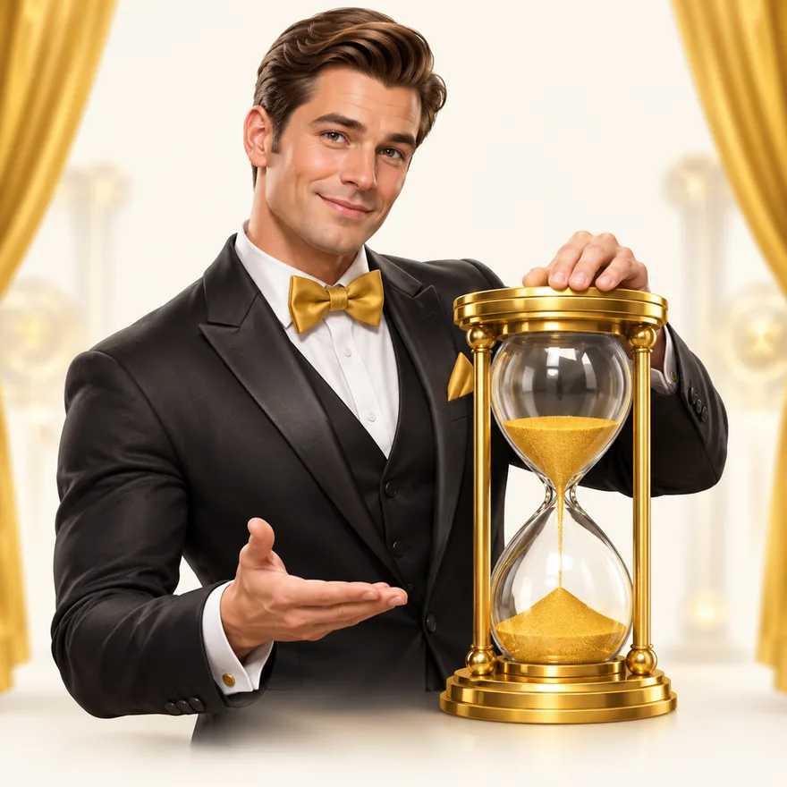 Ornate hourglass — Joe Fortune