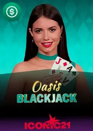 Oasis Blackjack live game cover