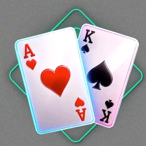 Ace and king playing cards