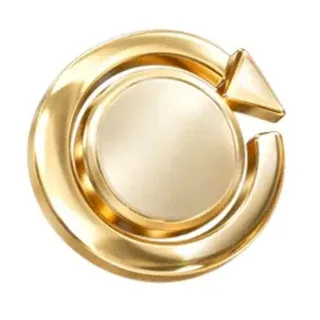 Gold circular arrow — Joe Fortune