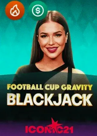 Football Cup Gravity Blackjack live game cover
